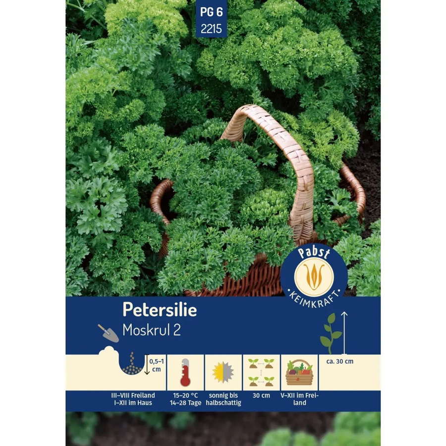 Pabst Keimkraft Petersilie Gekraust Saatgut 1000 g - Bild 2