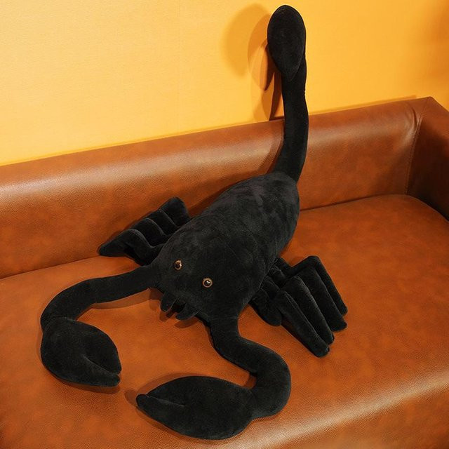 Simulierter schwarzer Skorpion, Plüschtier, schwarz, 45cm - Bild 1