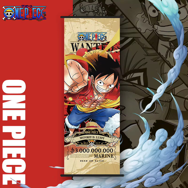 One Piece Wandbehang Cartoon Monkey D. Luffy Anime Rollposter von Bandai, B/H: 20 x 75 cm, Mehrfarbig - Bild 2