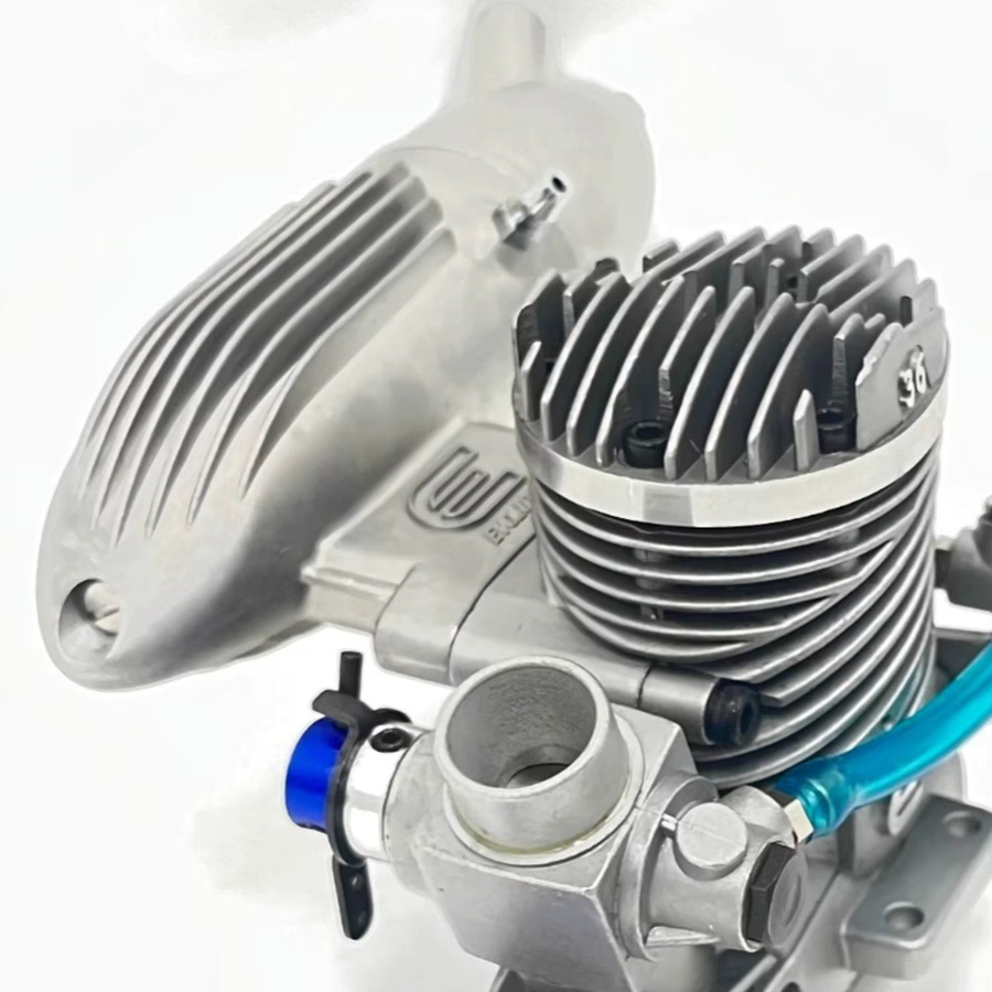 Goni Modellflugzeugmotor Metall, 5,81 CC, E36 Methanolmotor, Zweitakt-Starrflügel - Bild 3