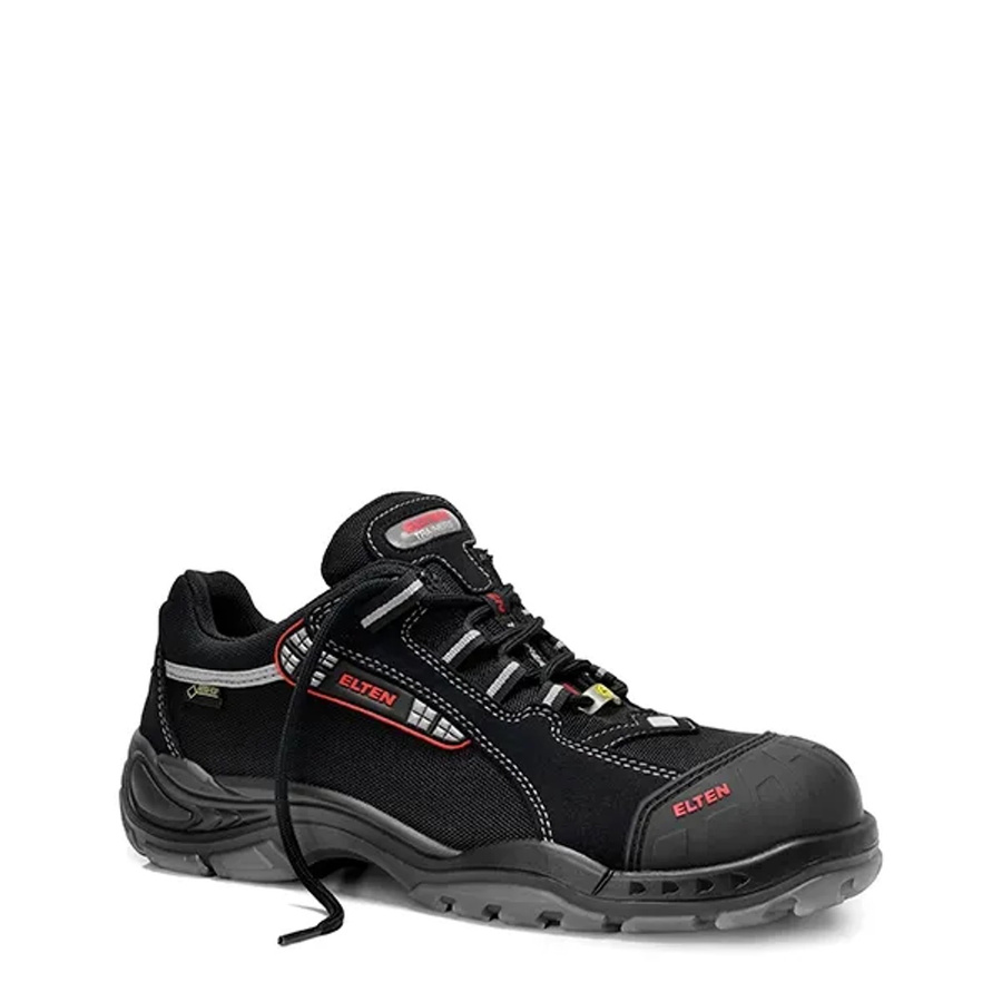 Elten Sicherheitshalbschuh Senex Pro GTX ESD S3 in Schwarz-Rot, Größe 48 - Bild 2