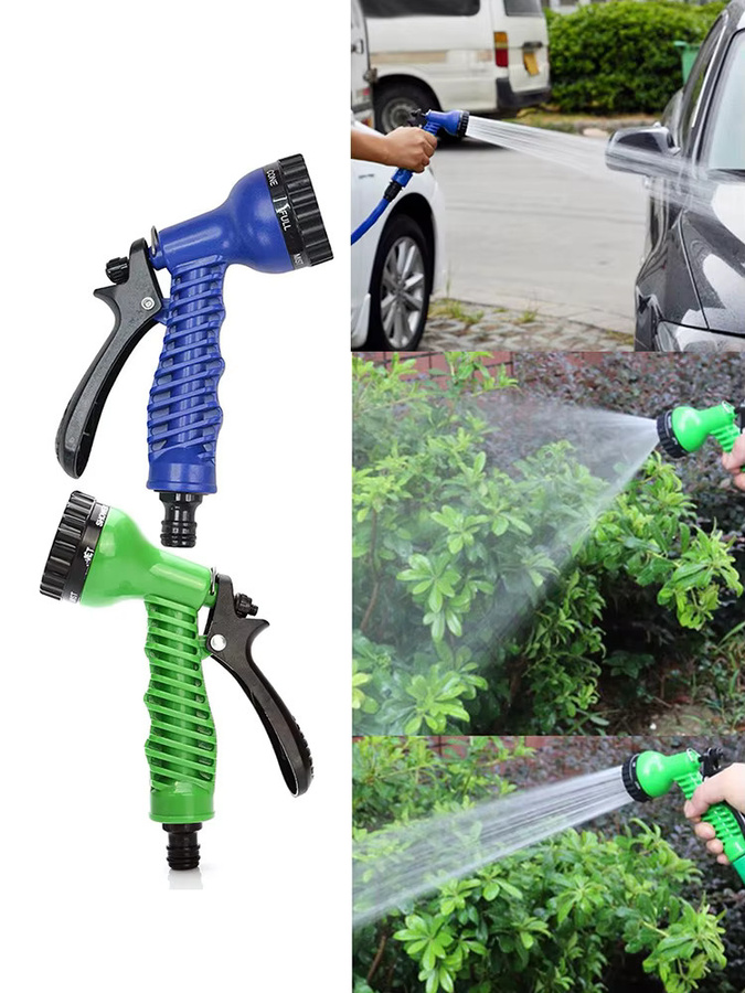 Vibratite Hochdruck-Sprühgerät aus Kunststoff in Blau mit 7 Sprücheinstellungen für die Gartenbewässerung - Bild 5