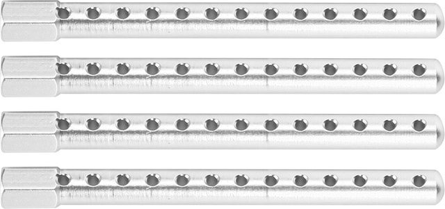 HSP RC Auto Shell Säulen Halterung, 4-teiliges Set, Aluminium Legierung, Grau - Bild 1