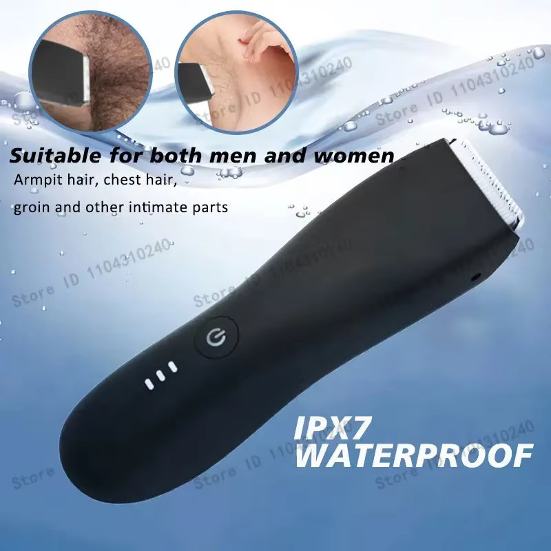 Edieu Elektrorasierer für Körperhaare, Unisex, wasserdicht - Bild 3