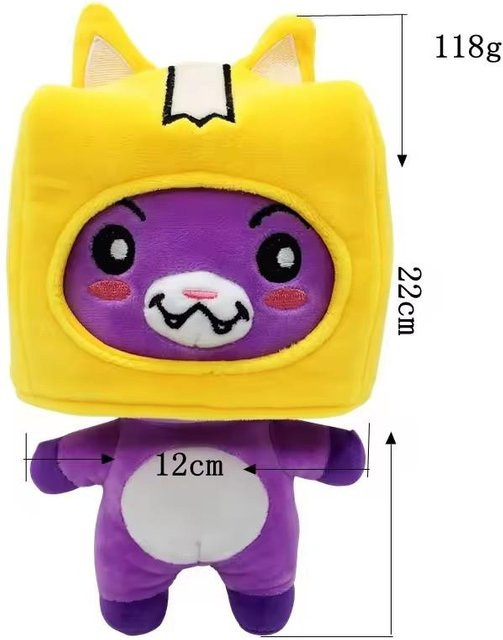 Yiran toy Kawaii Papierbox Plüschtier, Stofftier, 19-30cm, Bunt / Mehrfarbig - Bild 1