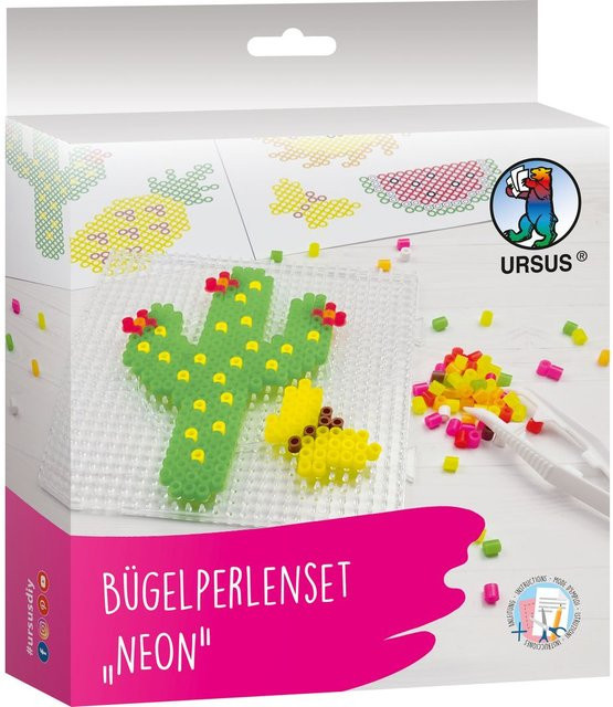 URSUS Bügelperlen-Set Neon Multi - Bild 1
