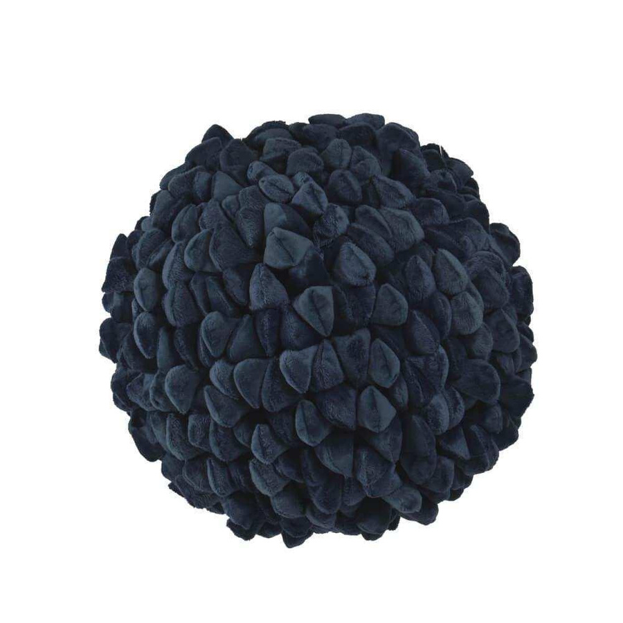 Haans Lifestyle Kissen Ball Pebble in Midnight Blue, Durchmesser: 31 cm - Bild 1
