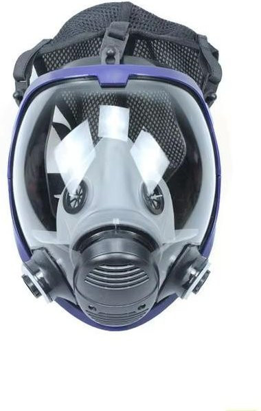 Arbeitsgasmaske 6800 Vollmaske mit Kohlefilter für Chemikalien und Sprühfarben in Multicolor - Bild 1