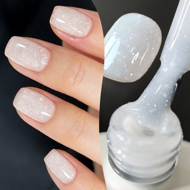 BORN PRETTY Snow Glitter Jelly Gel Polish, 10 ml, Schimmernd - Bild 1
