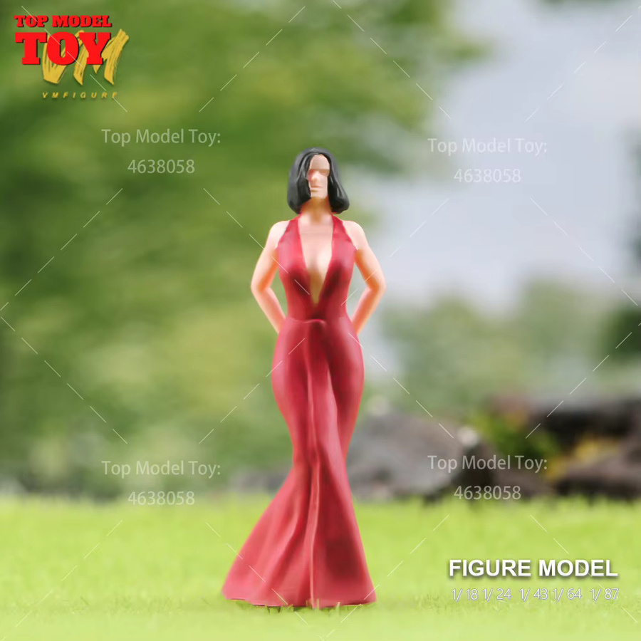 MAK Mädchen Figur Zubehör, Unbemaltes Modell, Kunststoff - Bild 2