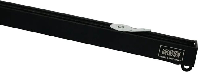 Schöner Wohnen Aluminium-Vorhangschienenset Emilia 1-läufig, Schwarz-Matt, Länge: 160 cm - Bild 1