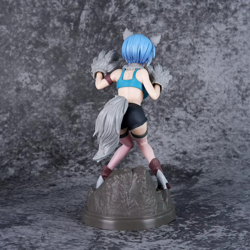 Bandai Re:Zero Rem Grauer Wolf Modell Halloween-Kostüme Actionfigur - Bild 2