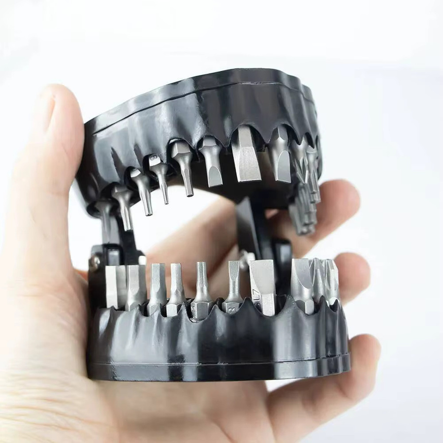 Realmote Lustiger Prothesen-Bohrerhalter für Schraubendreher-Bits, passend für 1/4 Zoll Hex-Bits - Bild 3