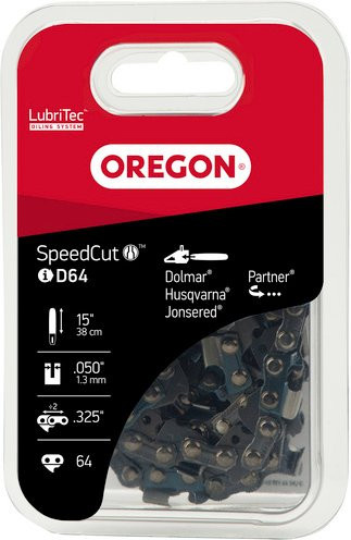OREGON Halbmeißelzahn-Ersatzkette, 64 TG, 380 mm, grau - Bild 1