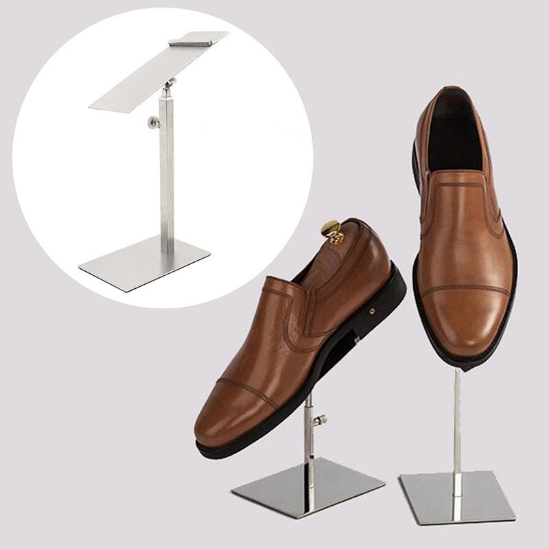 Binchi Schuh-Ausstellungsständer für Damen und Herren, verstellbarer und rutschfester Schuhständer für Desktop oder Shop, erhältlich in Gold und Silber - Bild 2