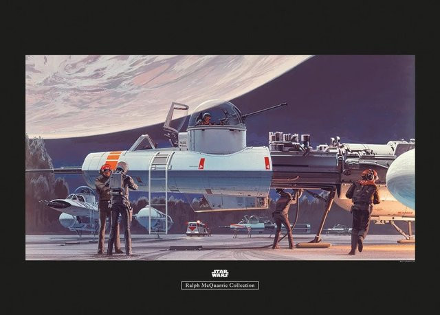 Komar Wandbild Star Wars Hangar Paper Poster Multicolor B: 70 cm, H: 50 cm - Bild 1