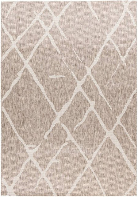 Obsession Teppich My Twilight in Taupe und Beige, moderner abstrakter Design-Teppich aus Polypropylen, B x H x T: 240 x 340 x 0,7 cm - Bild 1
