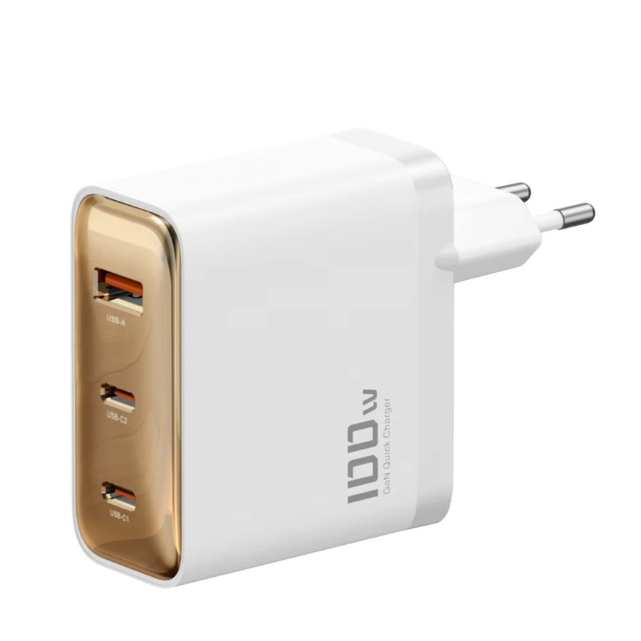 Toocki 100W USB GaN Ladegerät in Schwarz mit USB-C und QC3.0 Schnellladefunktion für iPhone, Macbook und Laptop - Bild 5