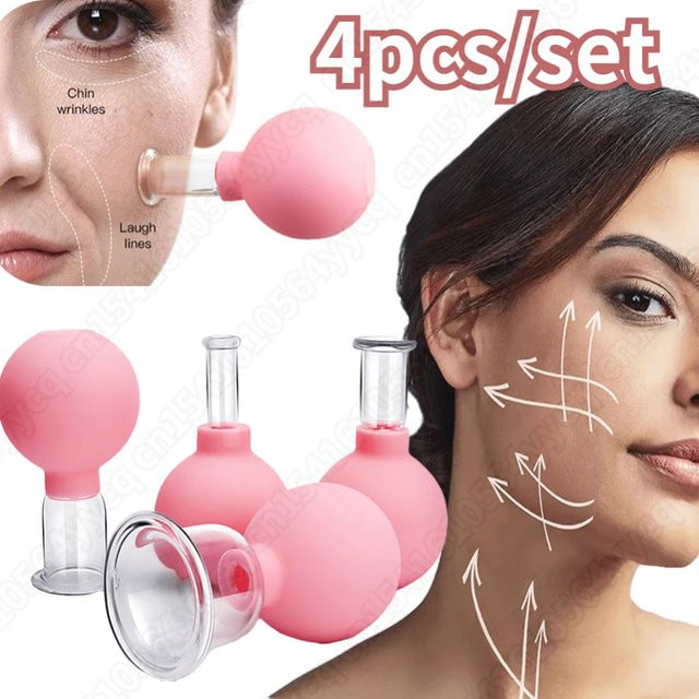 LZJV Vakuum-Schröpfen-Glas-Massagegerät für Gesicht und Körper, Unisex - Bild 1