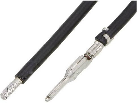 Molex Crimpkontakt mit Litze 215348-1121 in Schwarz - Bild 1