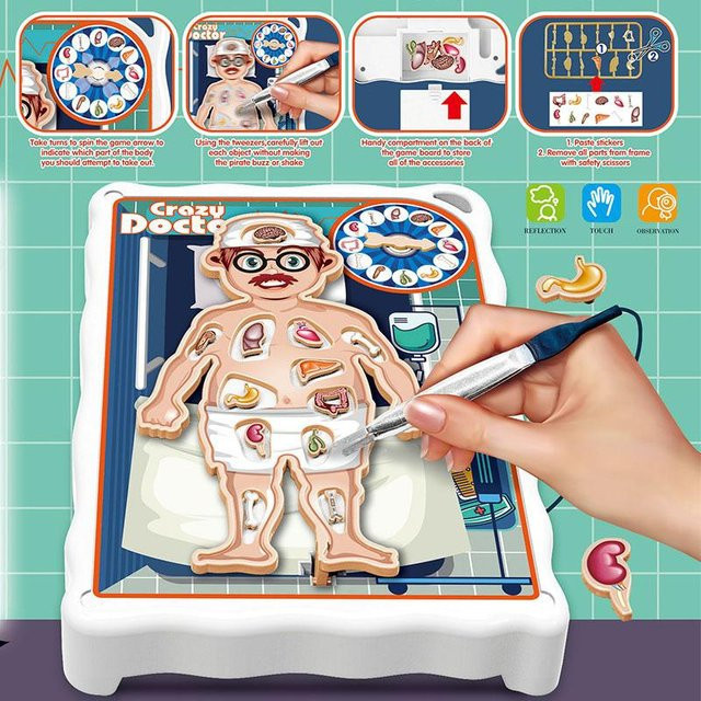 Stem Pädagogische menschliche Körperstruktur Organ Puzzle, ab 3 Jahre - Bild 1