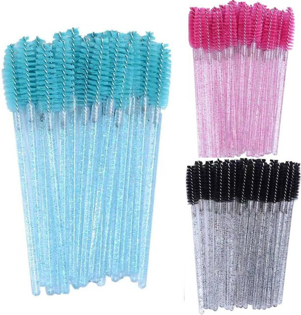 Andralyn Wimpern Verlängerung Pinsel, 100 Stück, Kristall Spoolie, Unisex - Bild 1