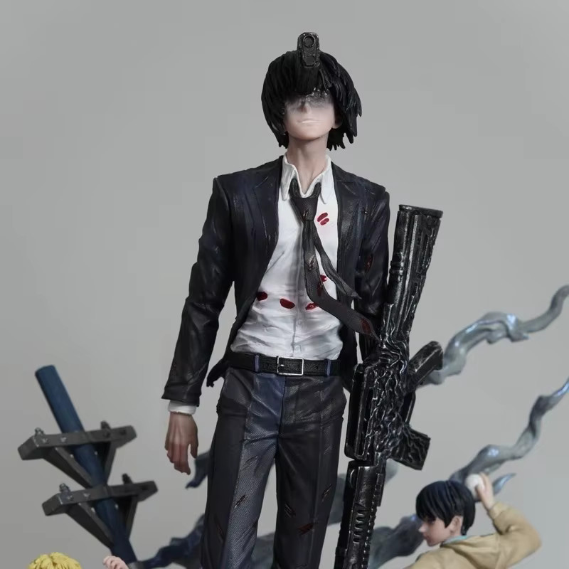 Bandai Chainsaw Man Gun Devil Devil Hunter, Anime-Figur, Harz-Statue - Bild 2