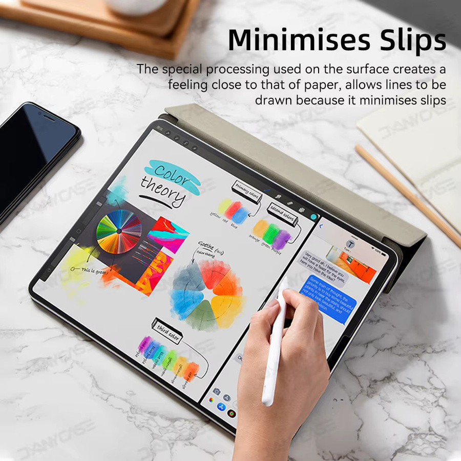 Matte Papiergefühl Displayschutzfolie für Apple iPad Pro 12,9 (2017-2021) Transparent - Bild 2