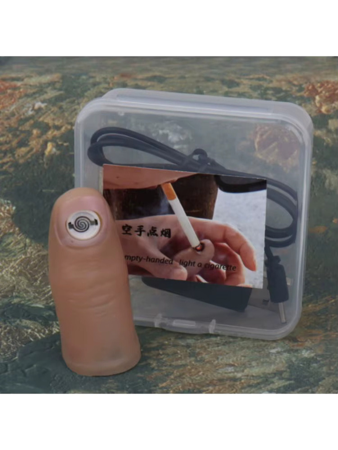 Murphy's Magic Handfunkel-Zaubertrick, Visuelles Effektgerät, elektrischer Finger-Gimmick, Illusionsrequisite - Bild 4