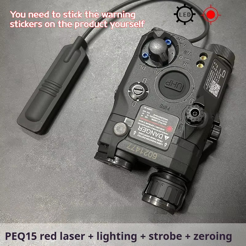 Element PEQ-15 Outdoor Taktische Batteriekastenbeleuchtung Strobe Laser IR Taschenlampe mit Rattenschwanz - Bild 2