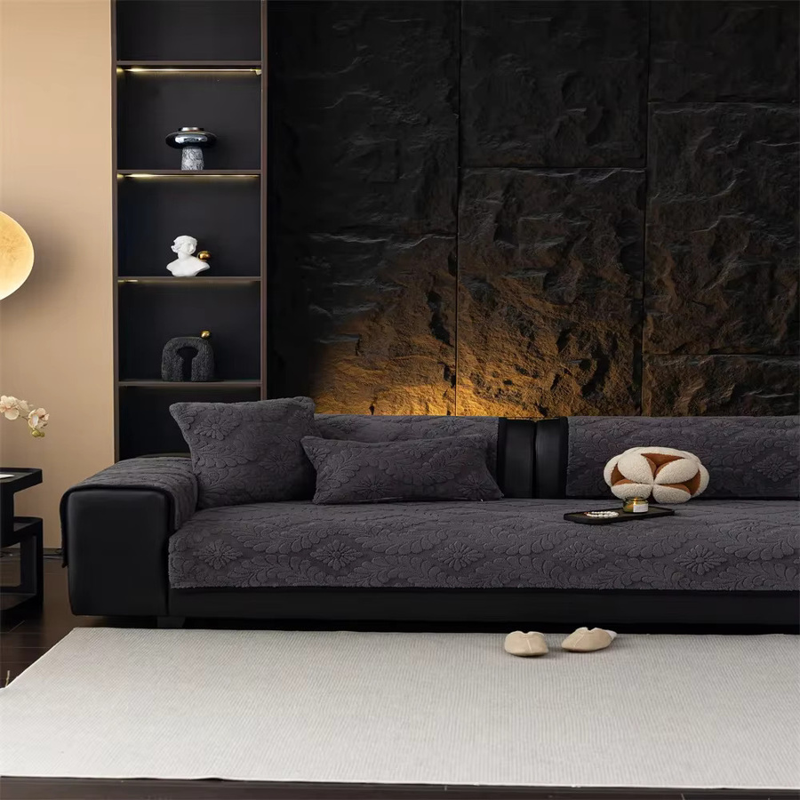 Sofabezug aus wassergewaschener Baumwolle von Jingyan Xijie als rutschfeste und staubdichte Rückenlehne für dein Sofa - Bild 2