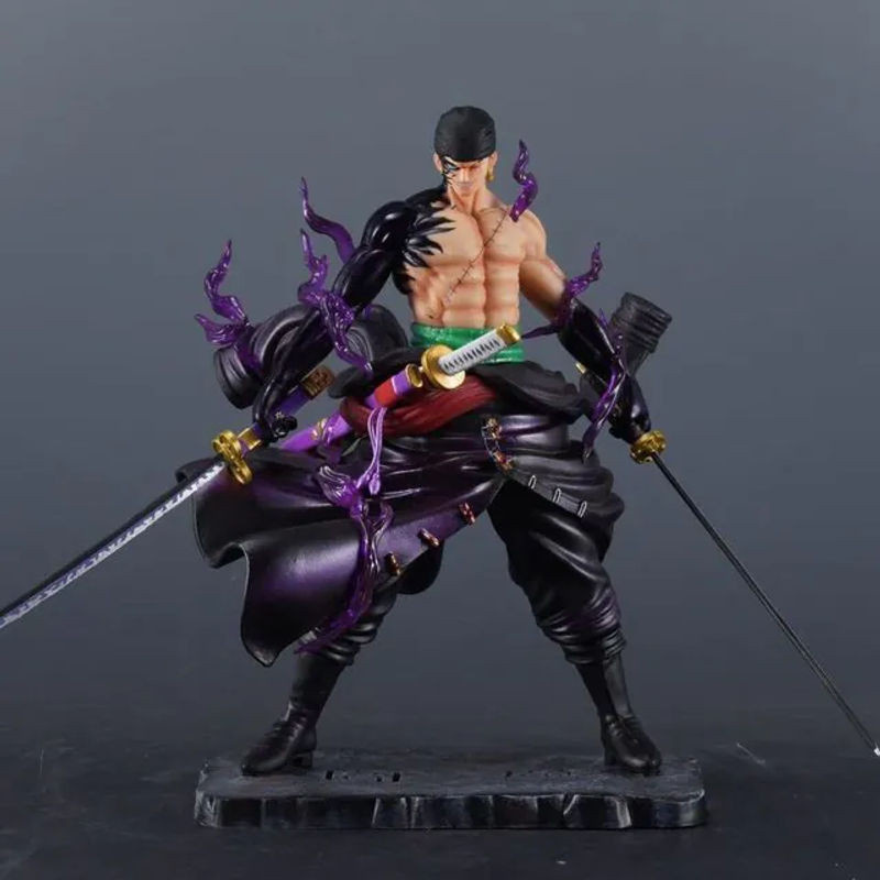 Bandai One Piece Roronoa Zoro Anime Figur aus PVC, mehrfarbig, Höhe: 24 cm - Bild 1
