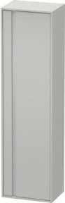 Duravit Ketho Hochschrank betongrau matt mit Tür rechts, B: 50 cm, T: 36 cm, H: 180 cm - Bild 1