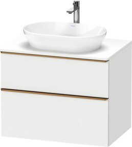 Duravit Waschtischunterschrank D-Neo in Weiß, glänzend, B/T: 80 x 55 cm - Bild 1