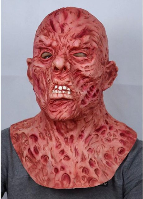 Freddy Maske, Horror, Grau, Rot, Gummi - Bild 1