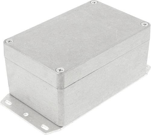 Hammond Electronics 1550Z108F Universal-Gehäuse aus Aluminium in Silber, B/T/H: 125 x 81 x 59 mm - Bild 1