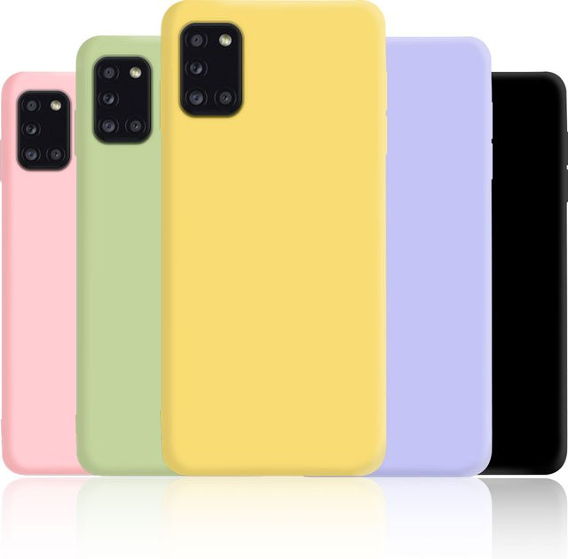 Silikon-Handyhülle für Samsung Galaxy A31 A41 A51 A71 A11 A21S A12 A22 A32 A42 A52 A72 4G 5G in Schwarz - Bild 1