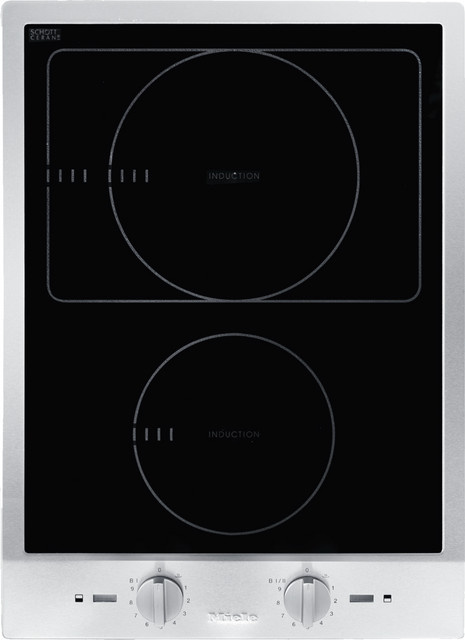 Miele Induktionskochfeld CS 1222 I in Edelstahl und Schwarz (autark) - Bild 1
