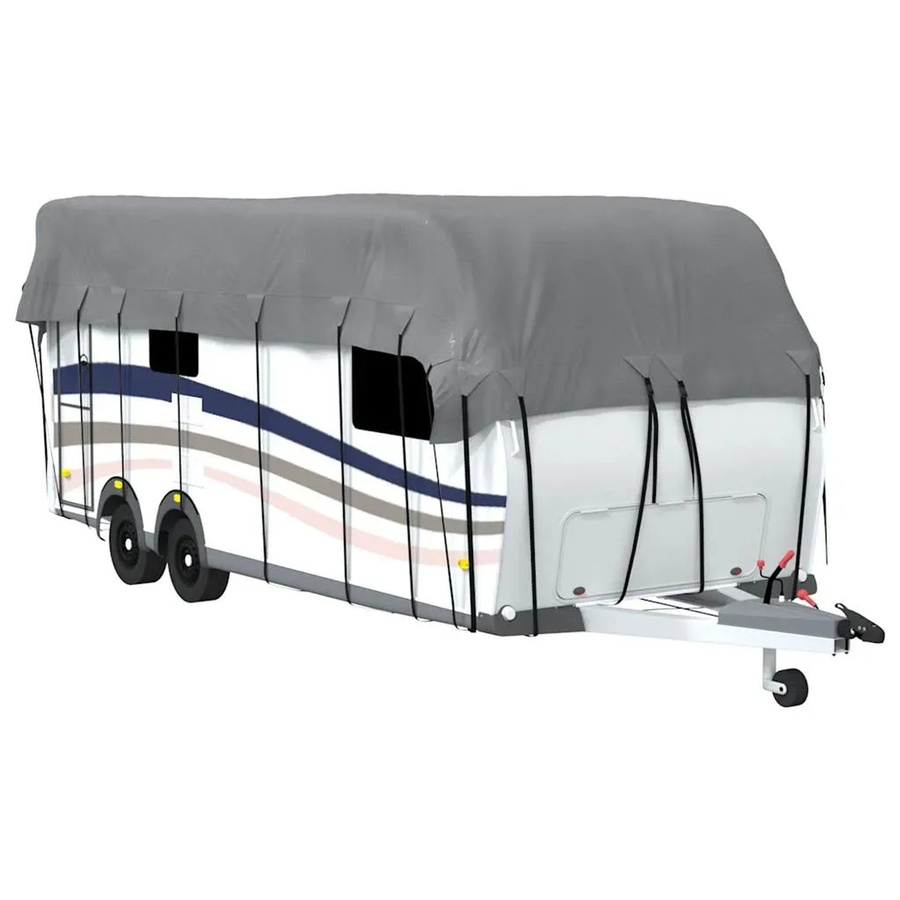 vidaXL Dachplane für Wohnwagen in Grau aus Vliesstoff, B/T: 800 x 300 cm - Bild 2