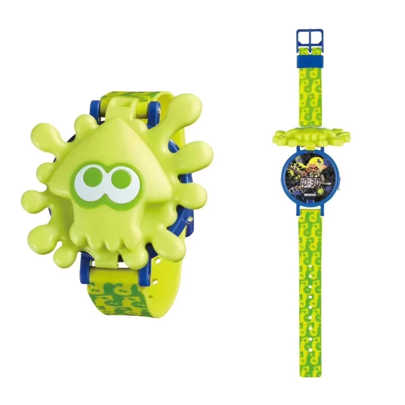 Bandai Digitaluhr, Splatoon, Kunststoff, Kinder, Bunt - Bild 2