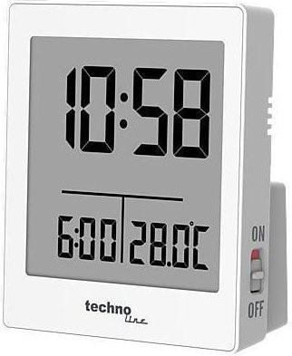 Technoline WT 185 Funkwecker in Weiß - Bild 1