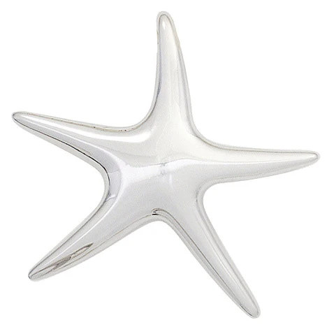 Colfem Anhänger Seestern, 925 Sterling Silber, rhodiniert, Unisex - Bild 1