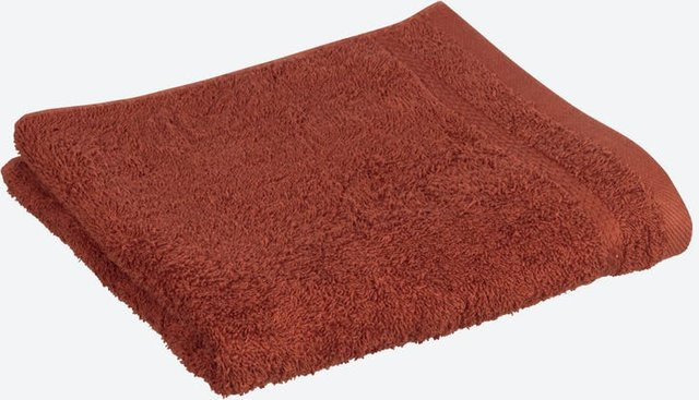 NKD Frottee-Handtuch CLASSIC aus 100% Baumwolle, Farbe: Terra, B/H: 50 x 100 cm - Bild 1