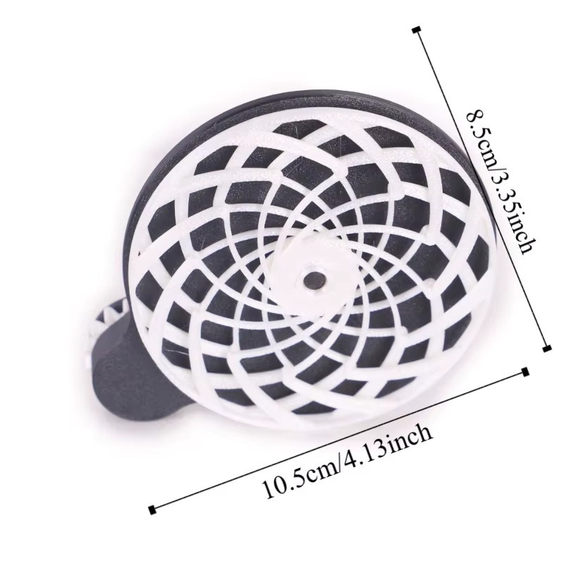 soulbao Stressabbau-Spielzeug, 3D-gedruckte Spirale, Schwarz-Weiß-dynamisch - Bild 3