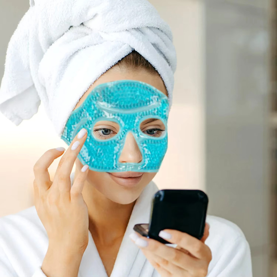 DUTRIEUX Gel-Gesichtsmaske, Kaltpackung für Kältetherapie - Bild 2