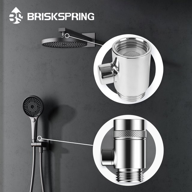BriskSpring Ultrafeiner Blasengenerator für Handbrause und Regenduschkopf G1/2 Zoll - Bild 1