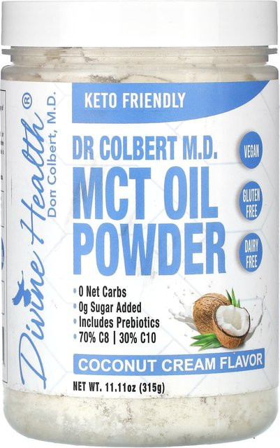 Dr. Colbert MCT-Ölpulver Kokoscreme 315 g - Bild 1