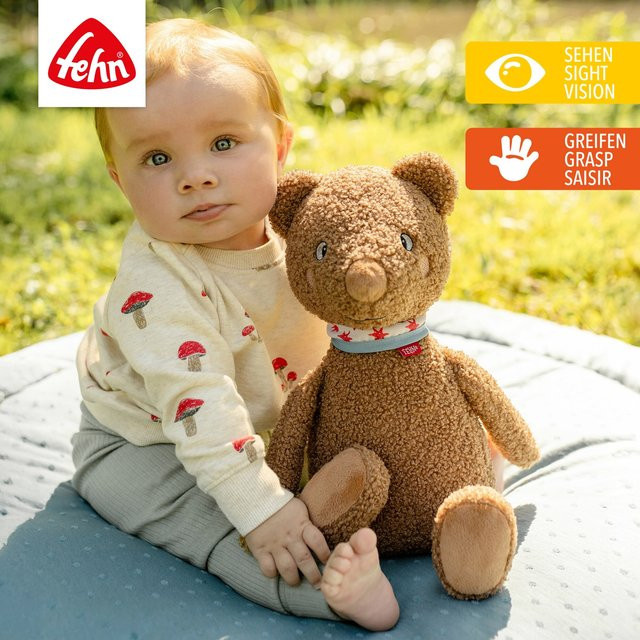 Fehn Bär Fred Kuscheltier braun ab 0 Jahren - Bild 1