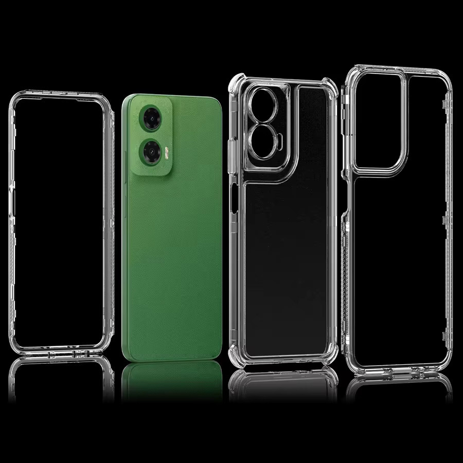 Transparente Shock-Proof Handyhülle für Motorola G85 G84 G82 G54 G53 G52 G35 G34 G24 G23 mit Stoßschutz - Bild 4