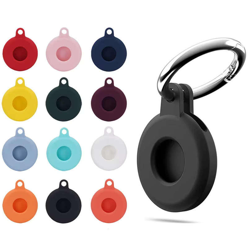 Bunte Silikon Schutzhülle für Apple AirTag Tracker in verschiedenen Farben - Bild 5